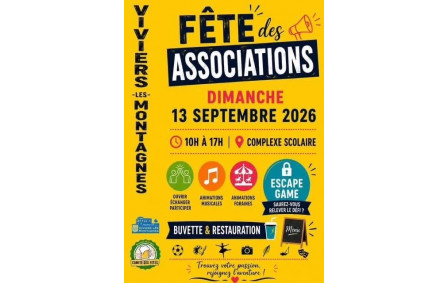 Les inscriptions pour la saison 2026/2027, auront lieu le dimanche 13 septembre de 10h à 13h lors de la journée de la fête des associations.